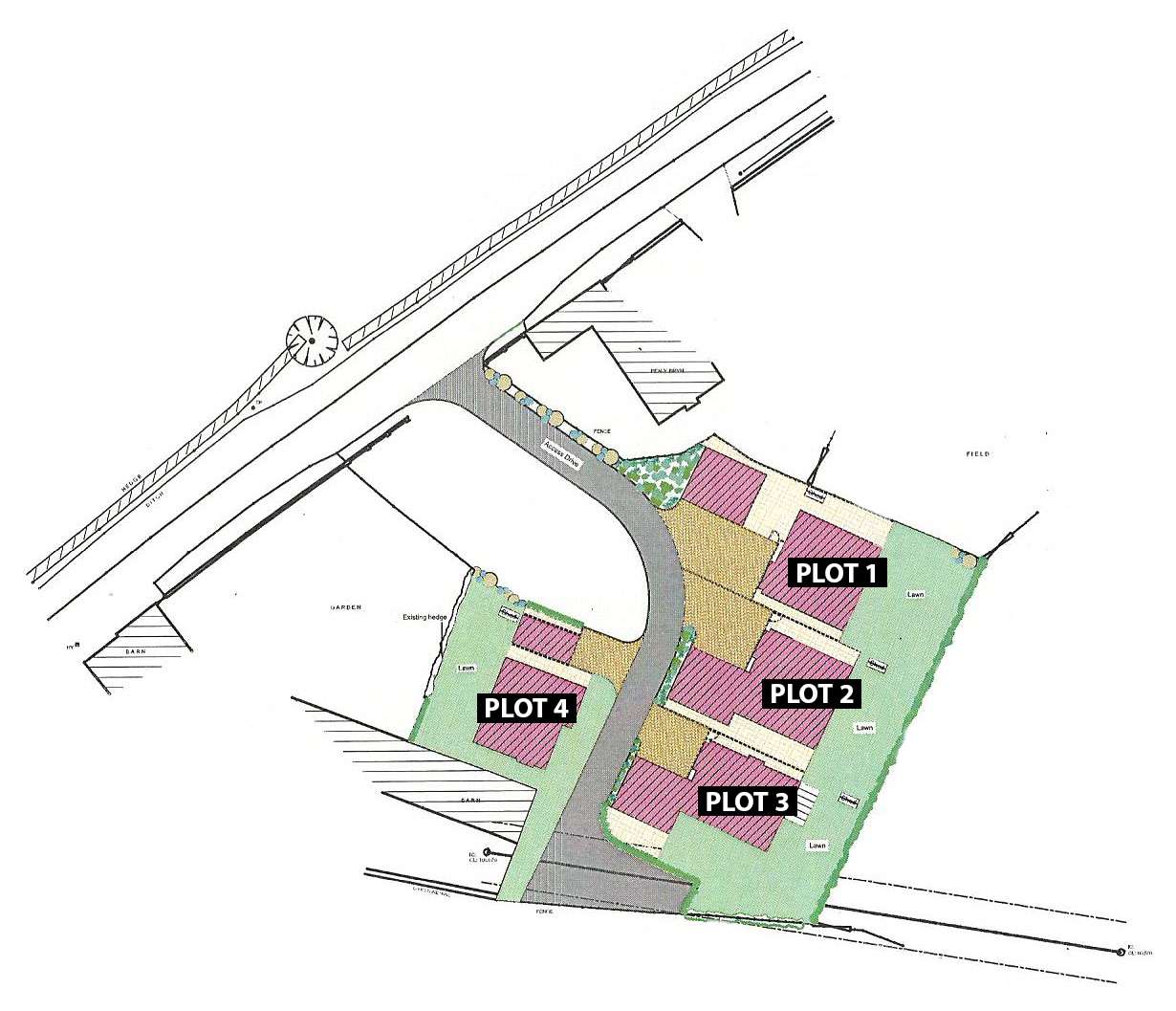 Green Farm Court siteplan